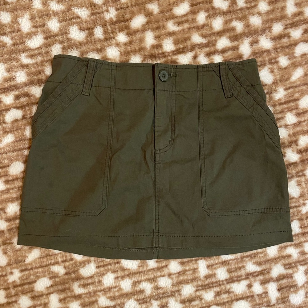 Cargo Green Skirt